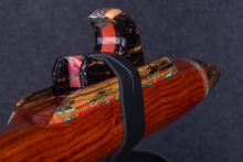 Honduran Rosewood Native American Flute, Minor, Low F-4, #S6K (8)